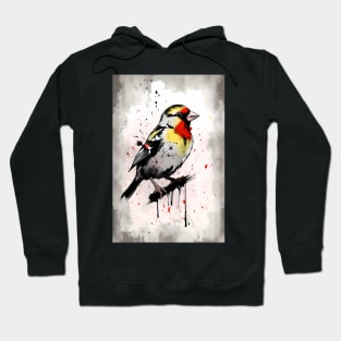 Border Canary Painting Hoodie